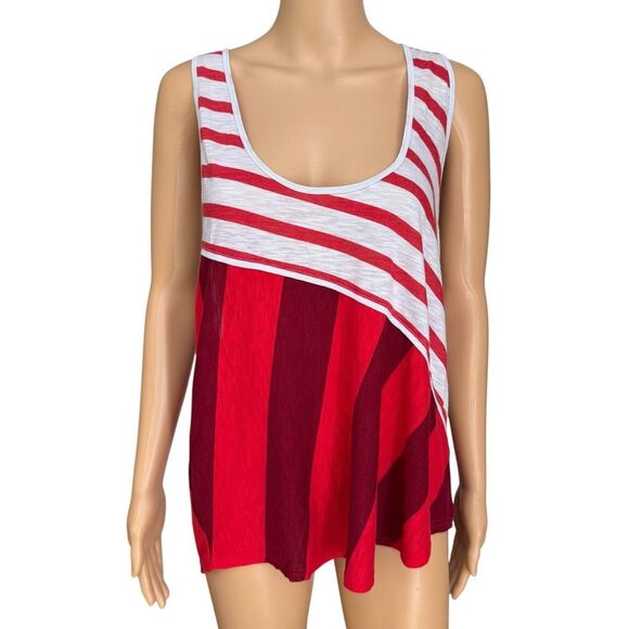 Free People cotton blend Keep Rolling Racerback Tank Top Size M NWT - Picture 3 of 9